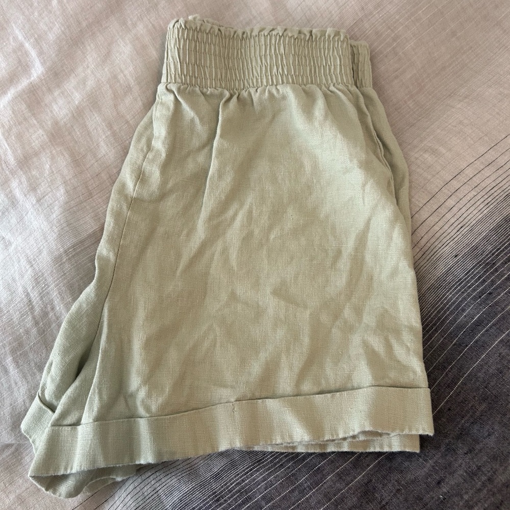 Reformation Linen Shorts